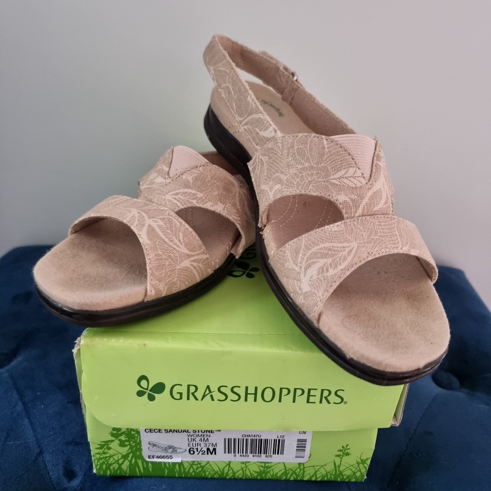 Grasshoppers Sand Stone Cece Slide